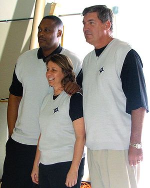 Detroit Shock coaching staff (left to right): ...