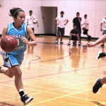 The Dribbling Pocket is very important during the initial stages of teaching a player how to dribble a basketball. The dribbling pocket allows a player to walk, run and sprint while dribbling the basketball without fear of kicking the ball (Photo Source: squdgee)