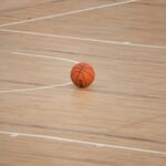 Basketball Court featuring Ball